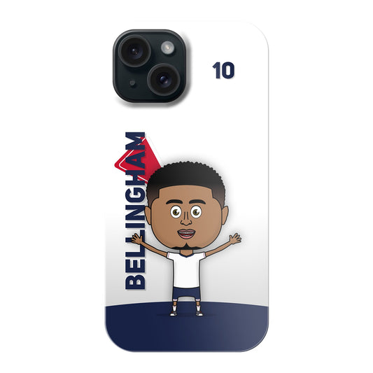 Jude Bellingham - Fully Printed Hard Phone Case - iPhone - FootyToons