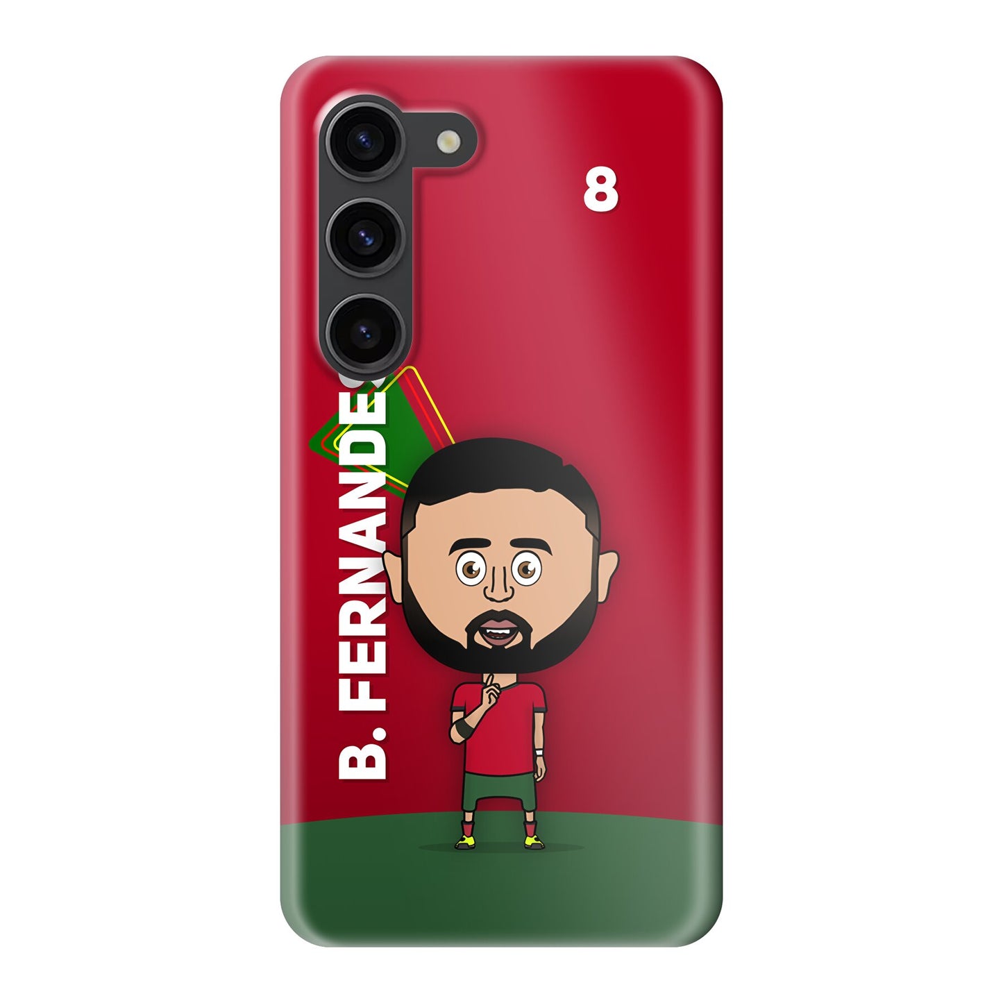 Bruno Fernandes - Fully Printed Hard Phone Case - Samsung - FootyToons