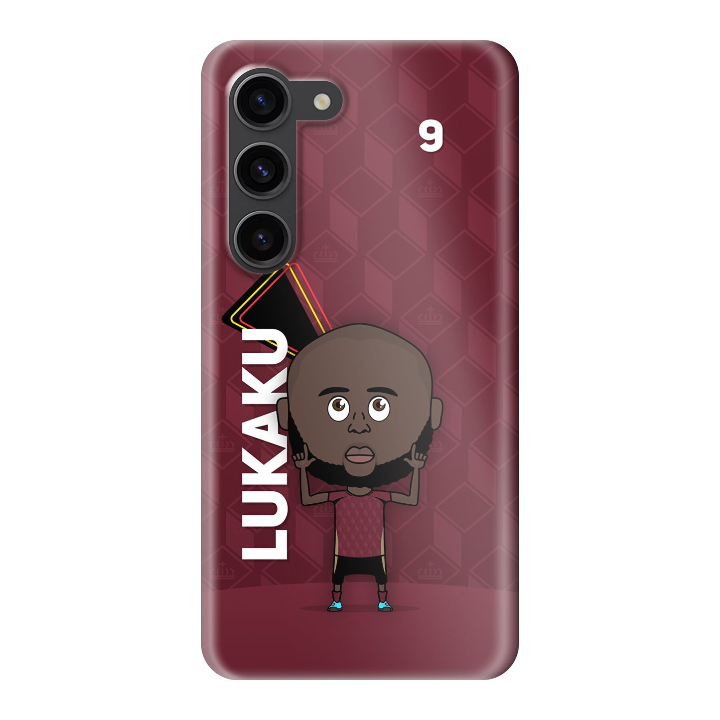 Romelu Lukaku - Fully Printed Hard Phone Case - Samsung - FootyToons