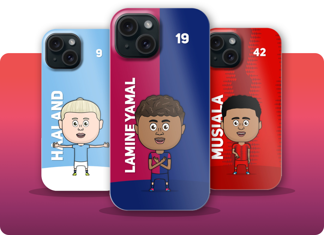 Voetbal speler telefoonhoesjes club - FootyToons