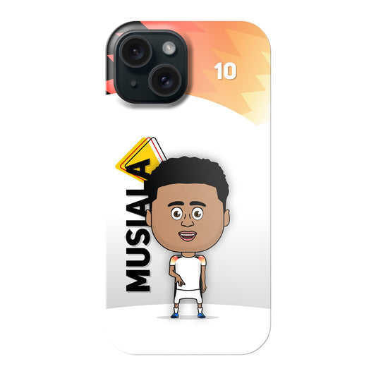 Jamal Musiala- Fully Printed Hard Phone Case - iPhone - FootyToons