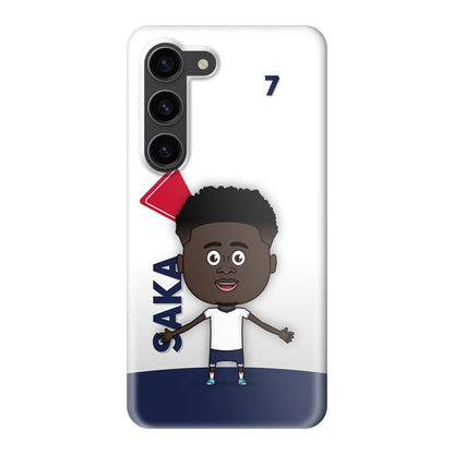 Bukayo Saka - Fully Printed Hard Phone Case - Samsung - FootyToons