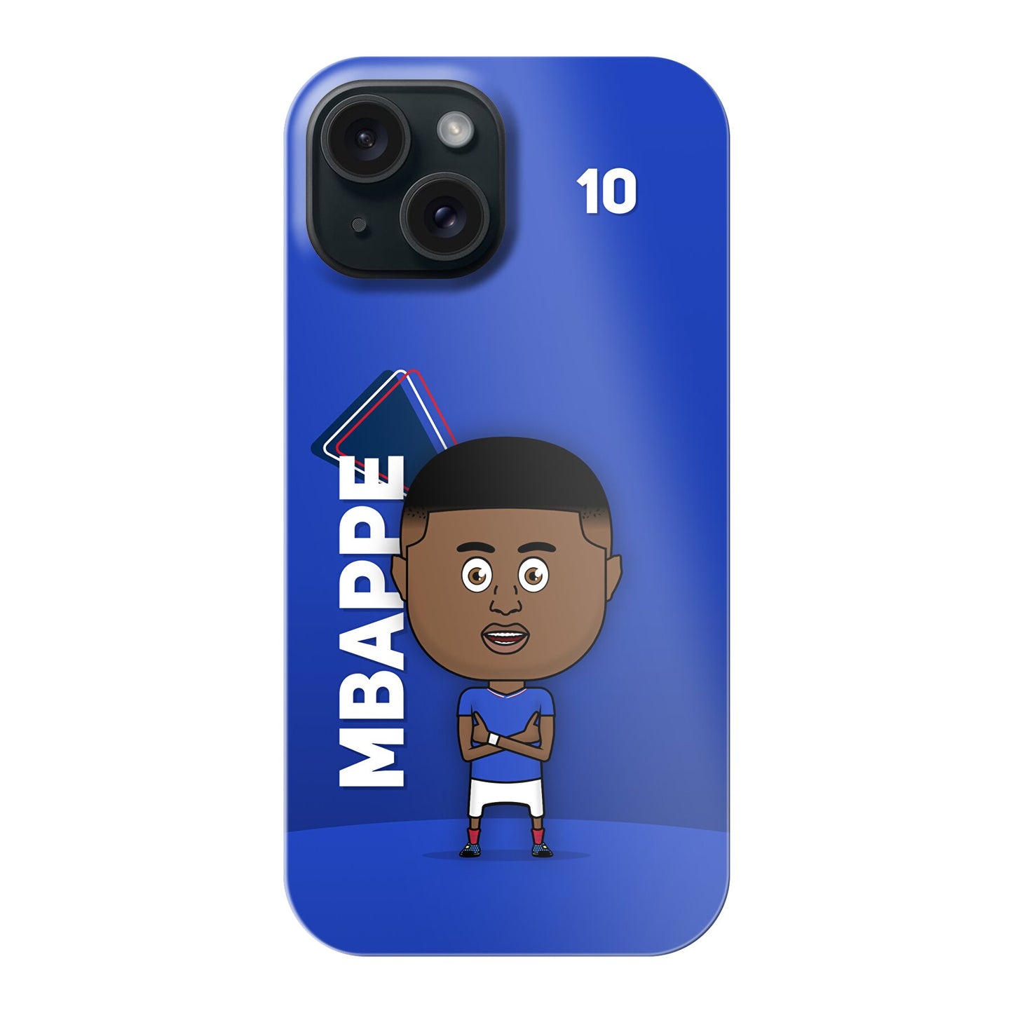 Kylian Mbappe - Fully Printed Hard Phone Case - iPhone - FootyToons