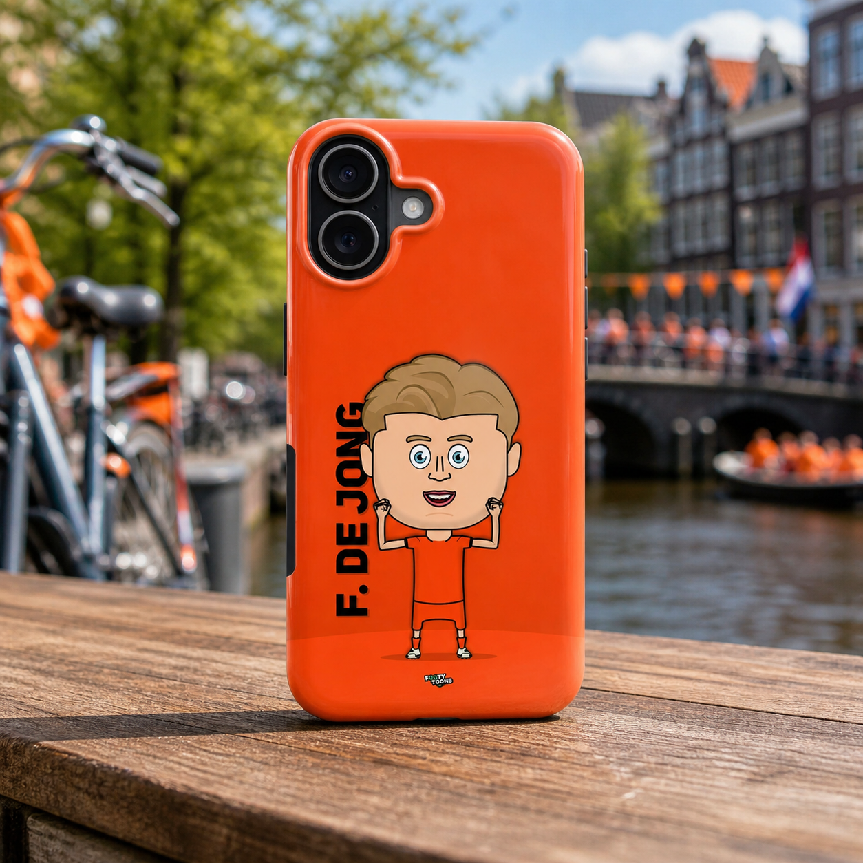 Frenkie de Jong Nederlands elftal telefoonhoesje