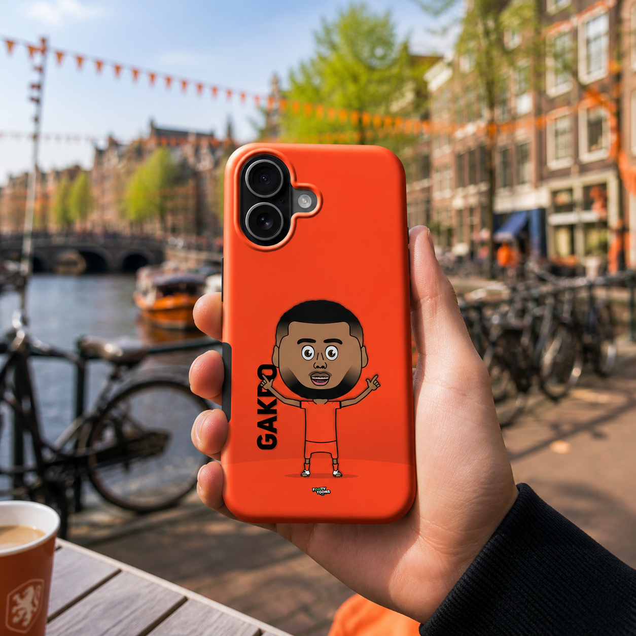 Gakpo Nederlands elftal telefoonhoesje