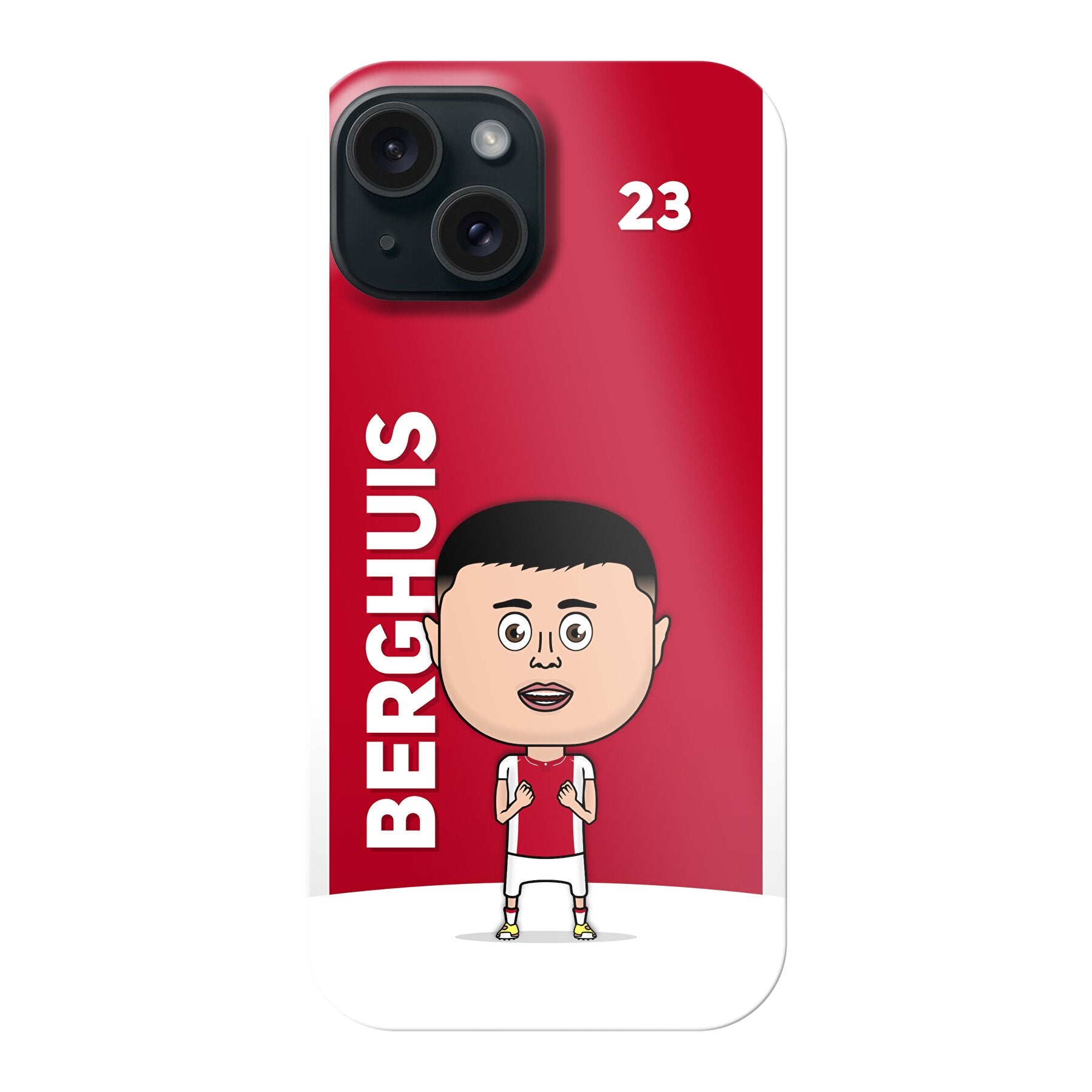 Berghuis - Fully Printed Hard Phone Case - iPhone - FootyToons