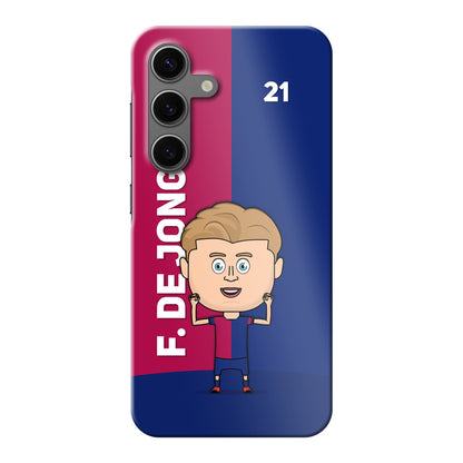 Frenkie de Jong - Fully Printed Hard Phone Case - Samsung - FootyToons