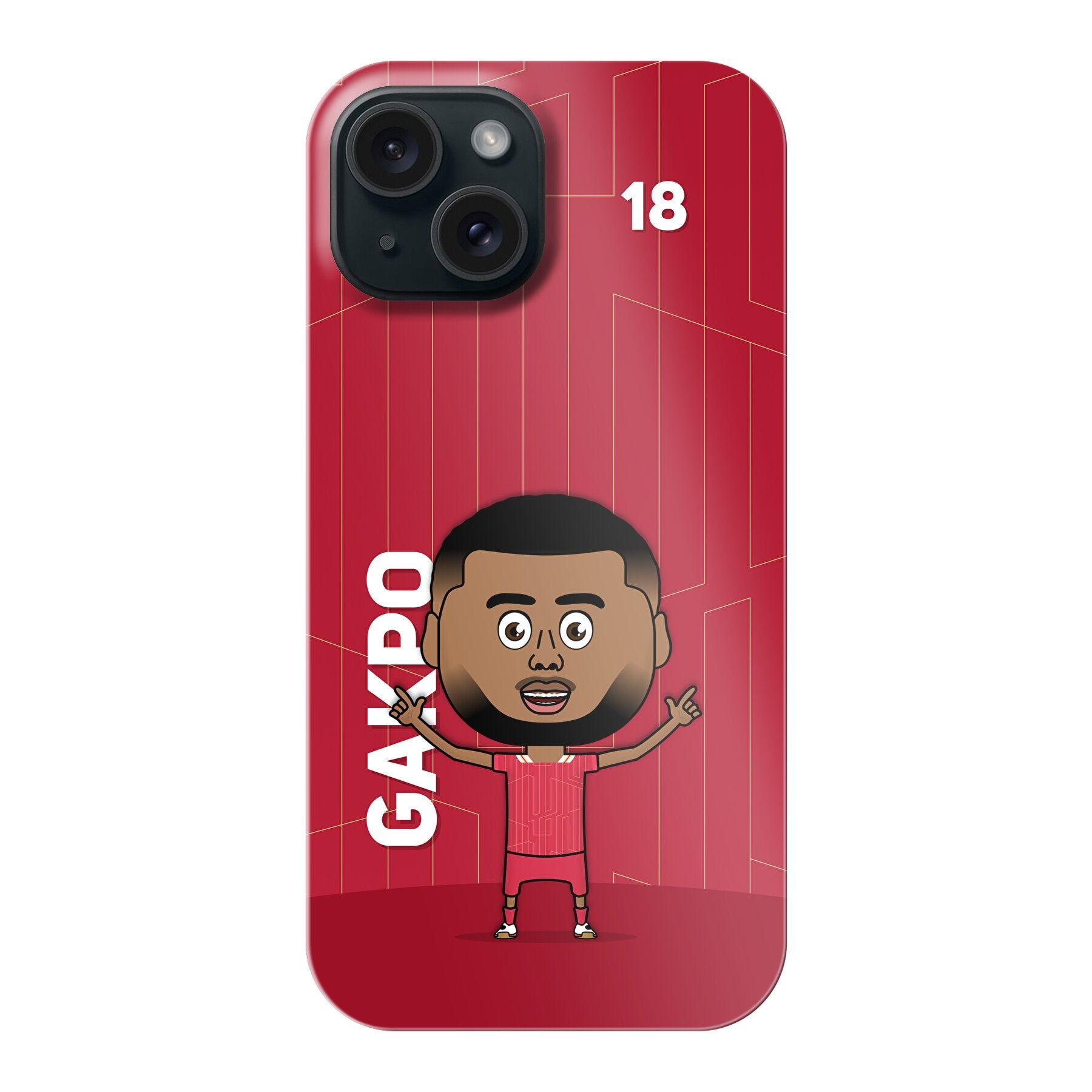 Gakpo - Fully Printed Hard Phone Case - iPhone - FootyToons