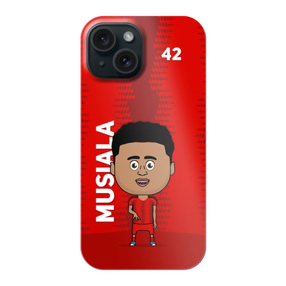 Musiala - Fully Printed Hard Phone Case - iPhone - FootyToons