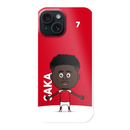 Saka - Fully Printed Hard Phone Case - iPhone - FootyToons