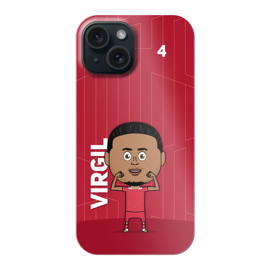 Virgil van Dijk - Fully Printed Hard Phone Case - iPhone - FootyToons