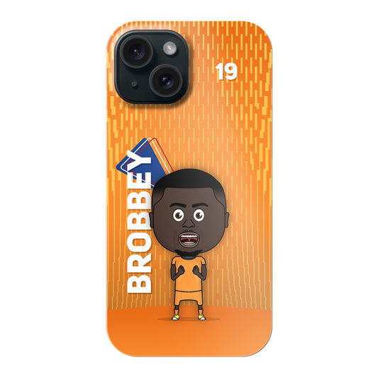 Brian Brobbey - Fully Printed Hard Phone Case - iPhone - FootyToons