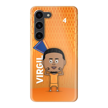 Virgil van Dijk - Fully Printed Hard Phone Case - Samsung - FootyToons
