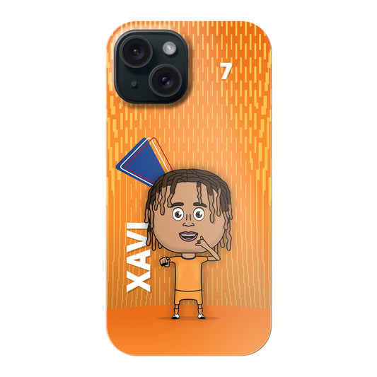 Xavi Simons - Fully Printed Hard Phone Case - iPhone - FootyToons
