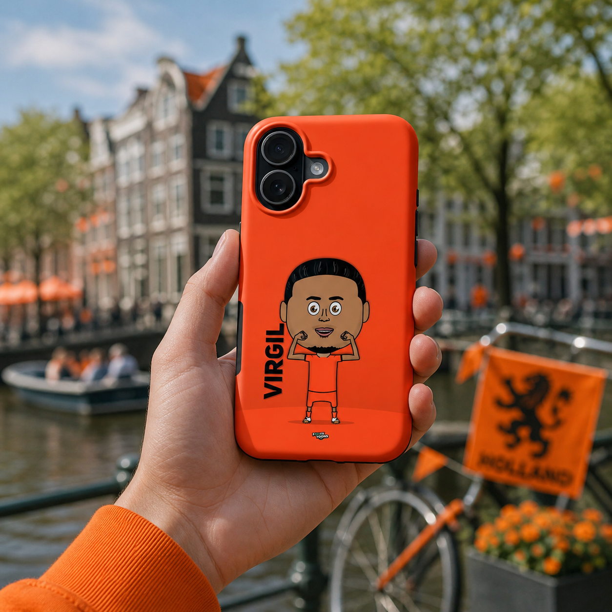 Virgil van Dijk Nederlands elftal telefoonhoesje